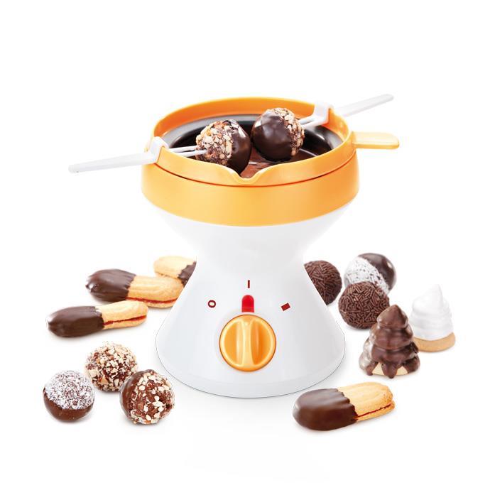 Macchina Sciogli-Cioccolato Cioccolatiera Elettrica Per Fondute E Praline Set Per Fonduta Di Cioccolato Con Accessori 